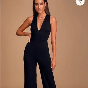 Lulus Cross-Back Jumpsuit